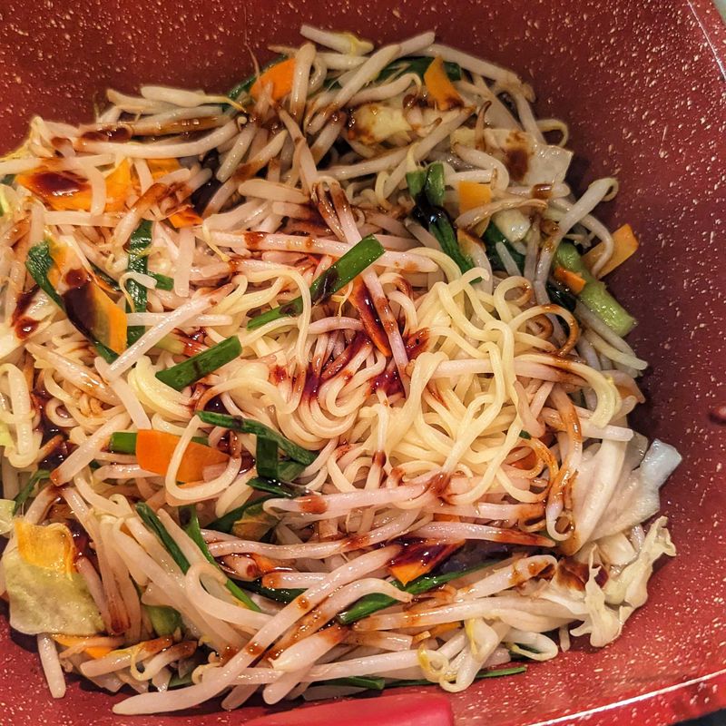 炒めてる時の色と臭いは同じやつ